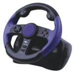 Pretekársky volant pre Playstation 2 s pedálmi a technológiou Dual Shock