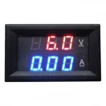 Digitálny panelový voltmeter a ampérmeter červený 4.5-100V 0-10 A