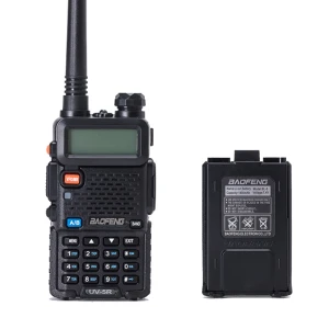 Baofeng UV-5R 8W vysielačka s headsetom a dual band VHF/UHF