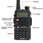 Baofeng UV-5R 8W vysielačka s headsetom a dual band VHF/UHF