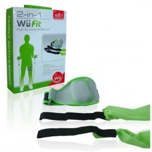 Wii 2 v 1 Active Sports Pack - sada fitness príslušenstva pre Wii